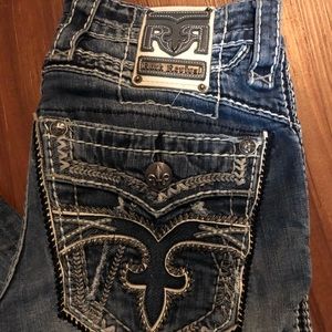 Men’s Rock Revival Slim Boot Jeans